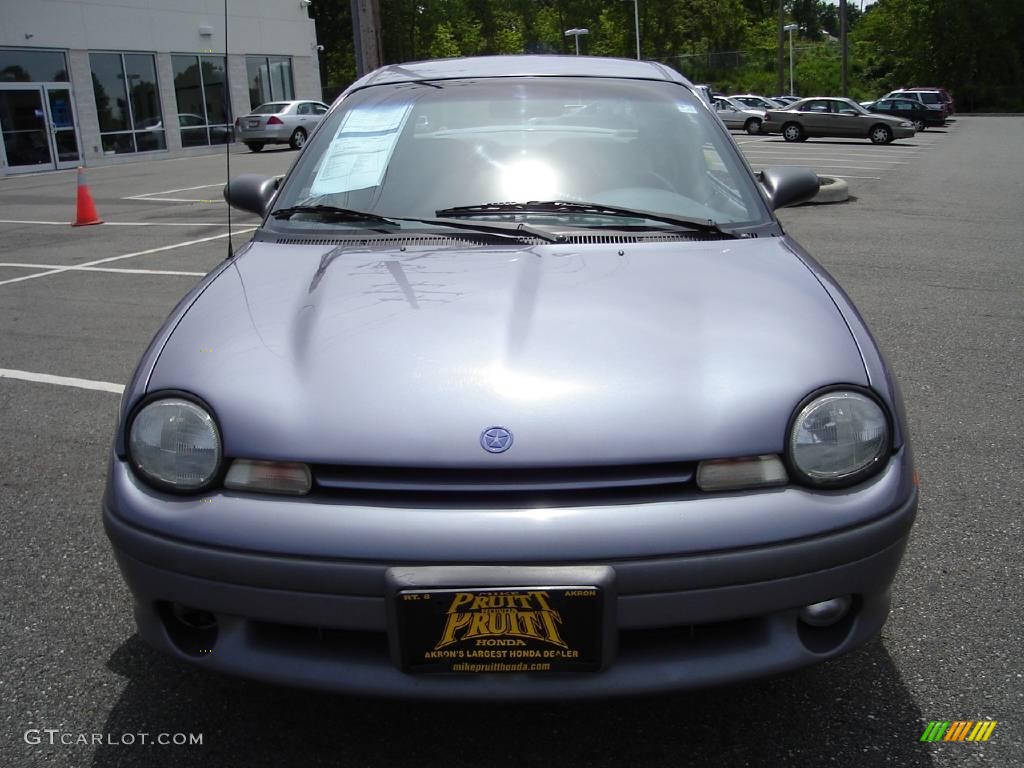 1995 Neon Sport Coupe - Light Iris Blue Pearl / Dark Slate photo #8