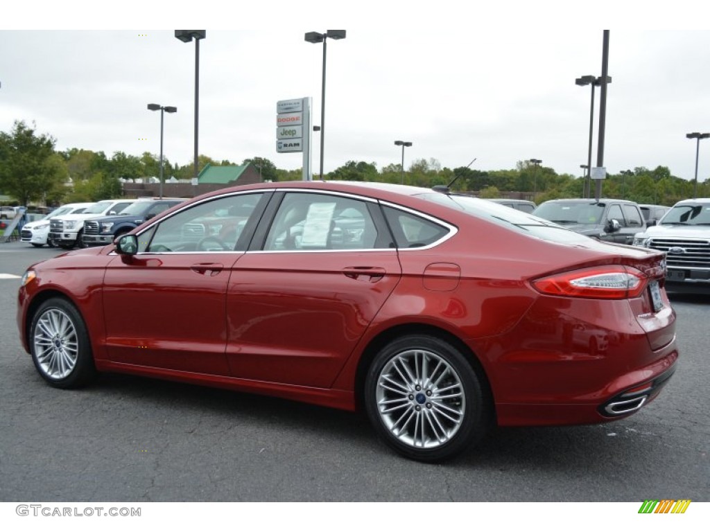 Ruby Red Metallic 2016 Ford Fusion SE Exterior Photo #107577740