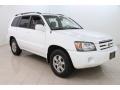 Super White 2005 Toyota Highlander V6 4WD