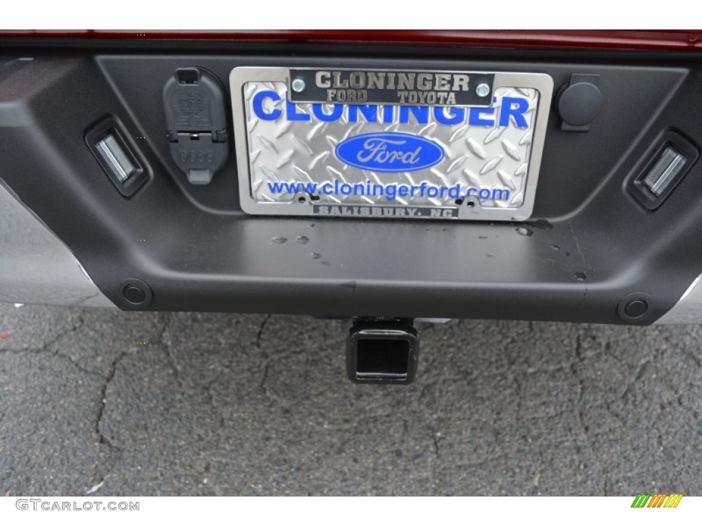2015 F150 XLT SuperCrew - Ruby Red Metallic / Medium Earth Gray photo #6