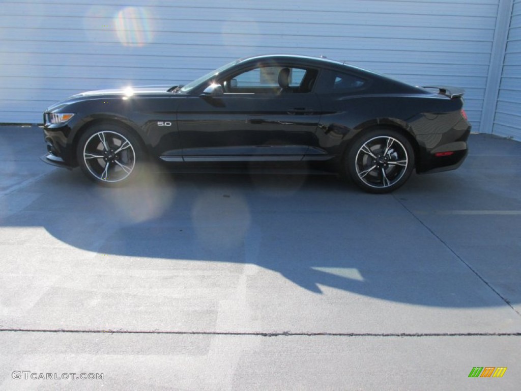 2016 Mustang GT/CS California Special Coupe - Shadow Black / California Special Ebony Black/Miko Suede photo #6