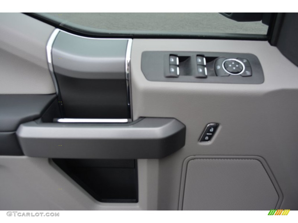 2015 F150 XLT SuperCrew - Ruby Red Metallic / Medium Earth Gray photo #9