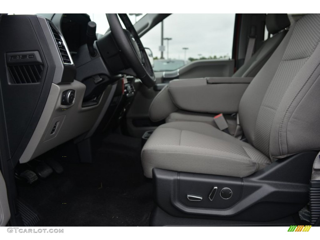 2015 F150 XLT SuperCrew - Ruby Red Metallic / Medium Earth Gray photo #10