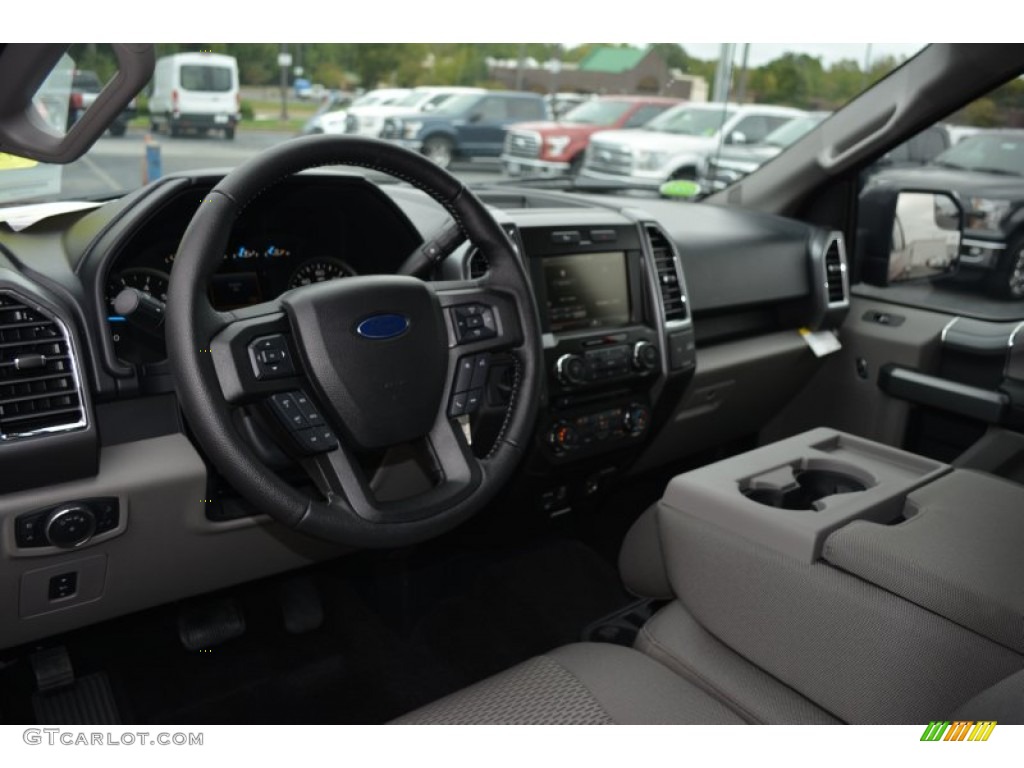 2015 F150 XLT SuperCrew - Ruby Red Metallic / Medium Earth Gray photo #11