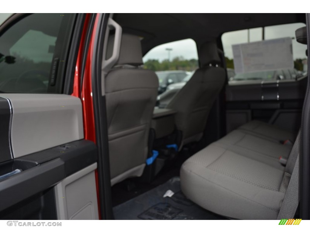 2015 F150 XLT SuperCrew - Ruby Red Metallic / Medium Earth Gray photo #13