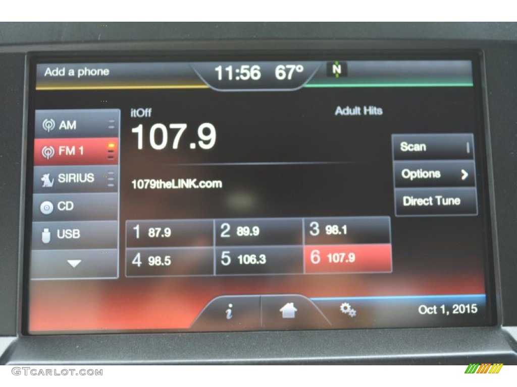 2015 F150 XLT SuperCrew - Ruby Red Metallic / Medium Earth Gray photo #14