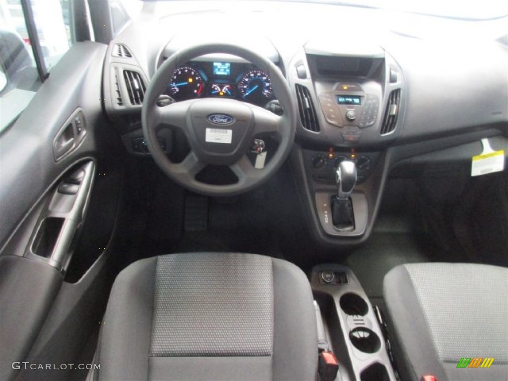 Charcoal Black Interior 2016 Ford Transit Connect XL Cargo Van Extended Photo #107578153