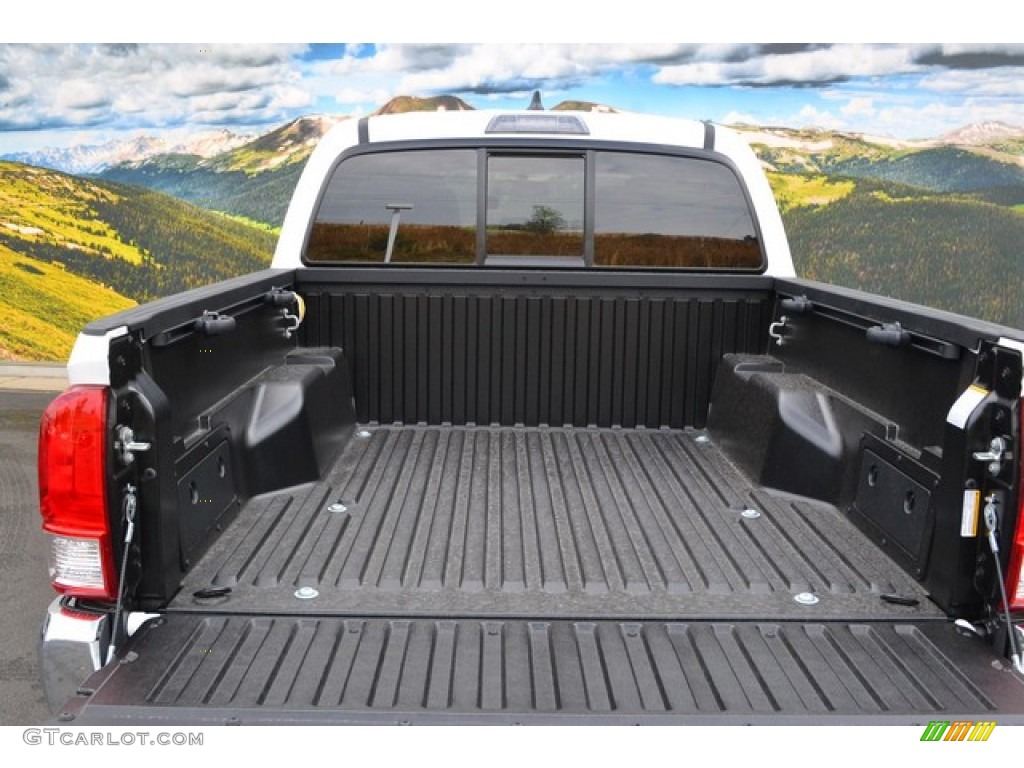 2016 Tacoma SR5 Double Cab 4x4 - Super White / Black photo #9