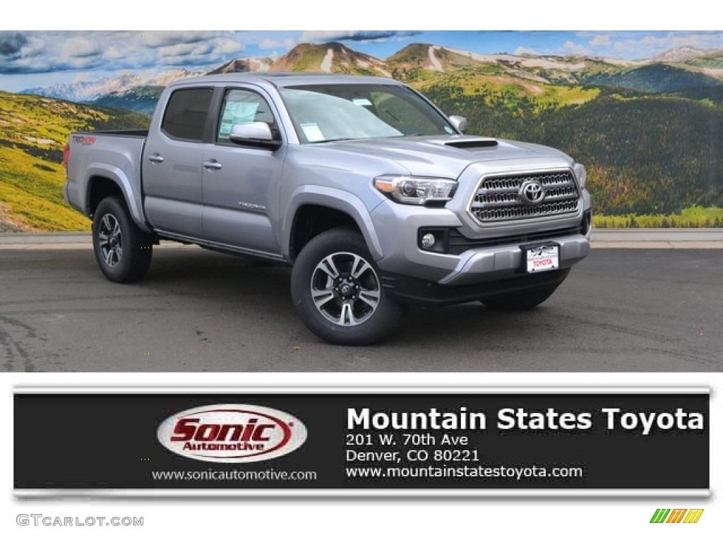 2016 Tacoma TRD Sport Double Cab 4x4 - Silver Sky Metallic / TRD Graphite photo #1