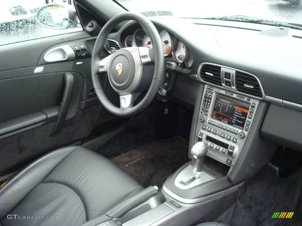 2007 911 Carrera S Cabriolet - Meteor Grey Metallic / Black photo #15