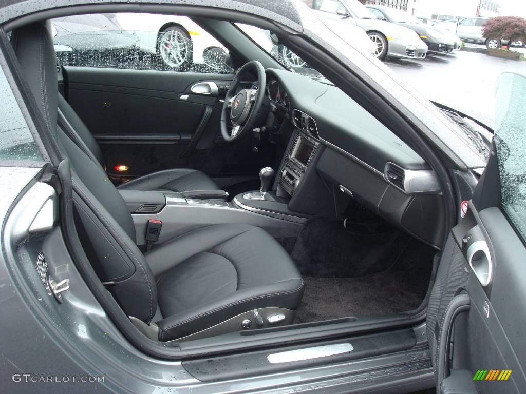 2007 911 Carrera S Cabriolet - Meteor Grey Metallic / Black photo #16