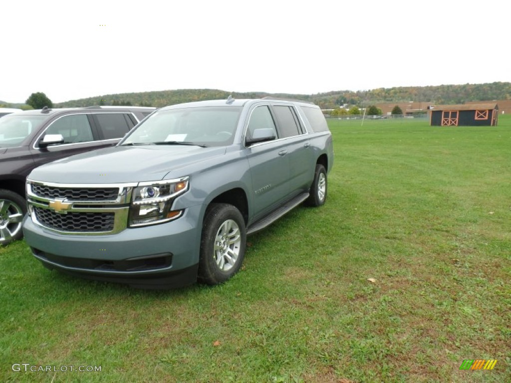 2016 Suburban LS 4WD - Slate Grey Metallic / Jet Black photo #2