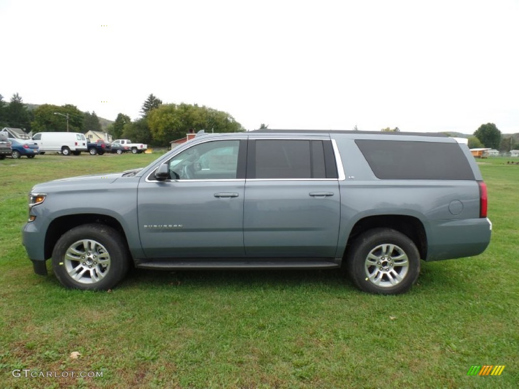 2016 Suburban LS 4WD - Slate Grey Metallic / Jet Black photo #3