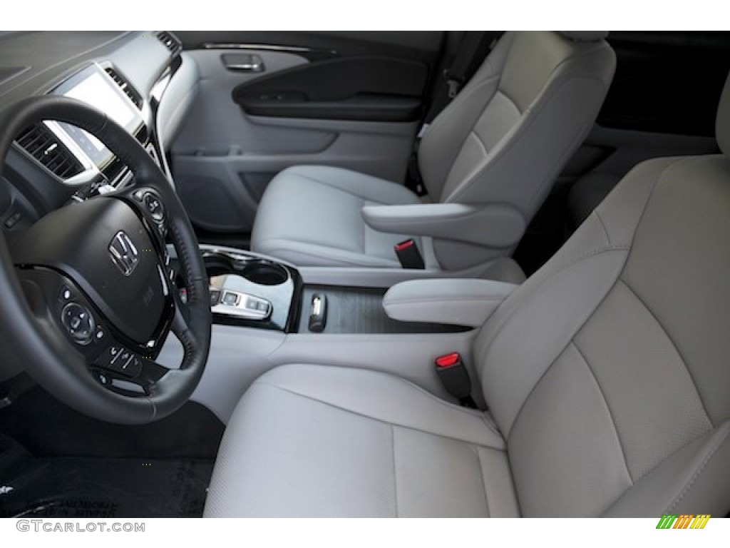 Gray Interior 2016 Honda Pilot Elite AWD Photo #107580967