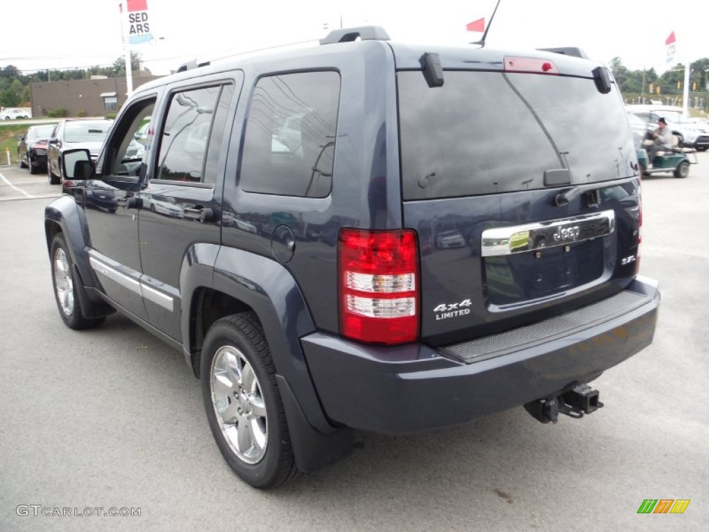 2008 Liberty Limited 4x4 - Modern Blue Pearl / Pastel Slate Gray photo #8