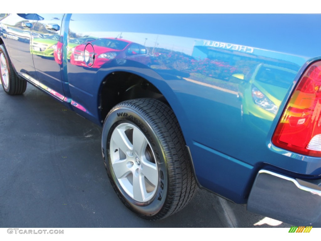 2011 Ram 1500 Big Horn Quad Cab 4x4 - Deep Water Blue Pearl / Dark Slate Gray/Medium Graystone photo #4