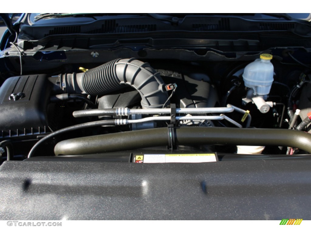 2011 Ram 1500 Big Horn Quad Cab 4x4 - Deep Water Blue Pearl / Dark Slate Gray/Medium Graystone photo #7