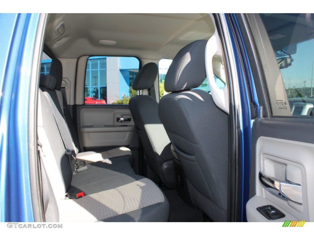 2011 Ram 1500 Big Horn Quad Cab 4x4 - Deep Water Blue Pearl / Dark Slate Gray/Medium Graystone photo #9