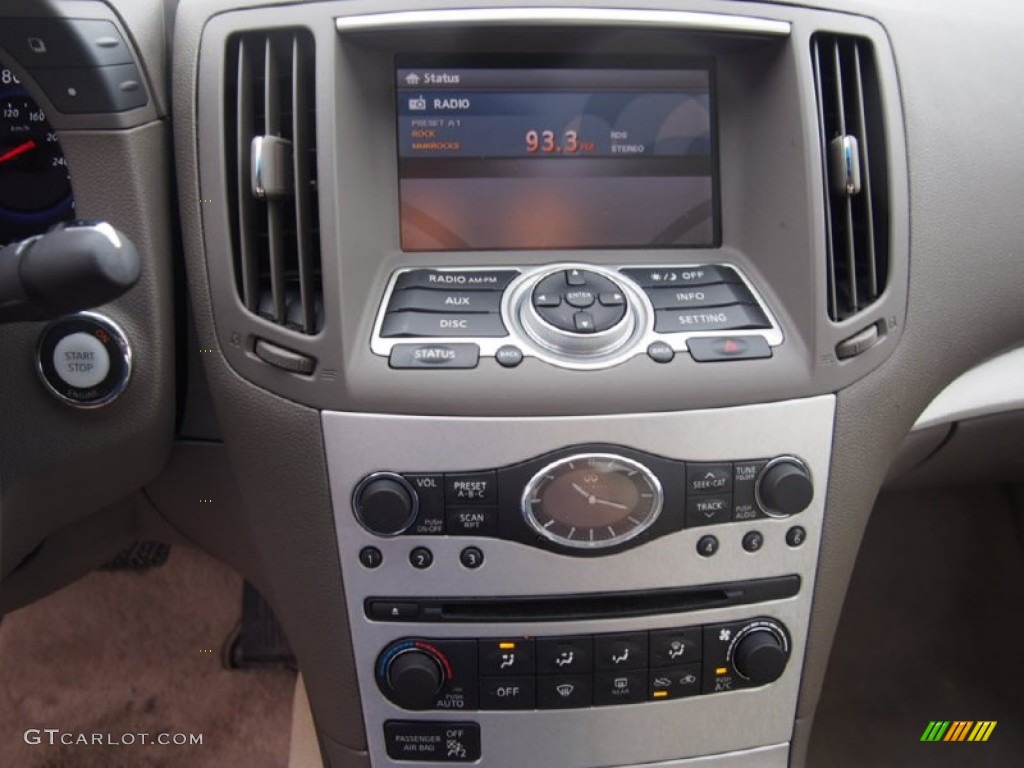 2009 Infiniti G 37 Journey Coupe Controls Photo #107583382