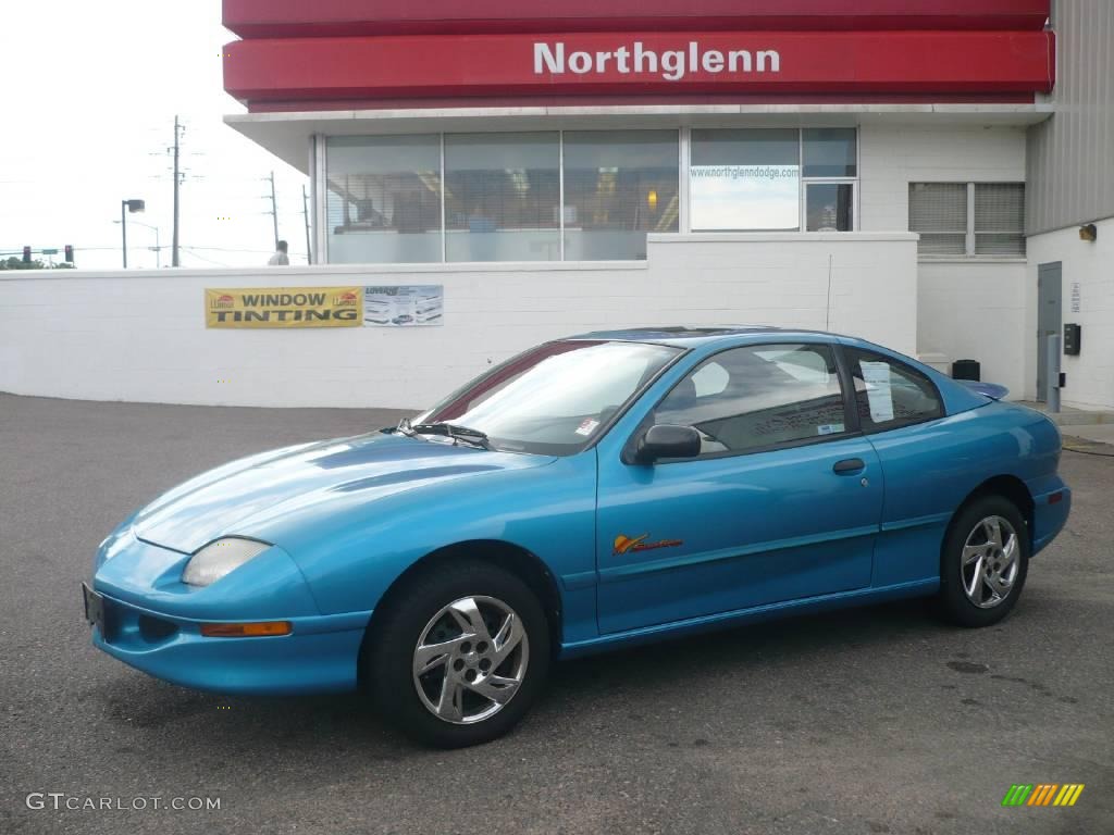 Bright Blue Aqua Metallic Pontiac Sunfire