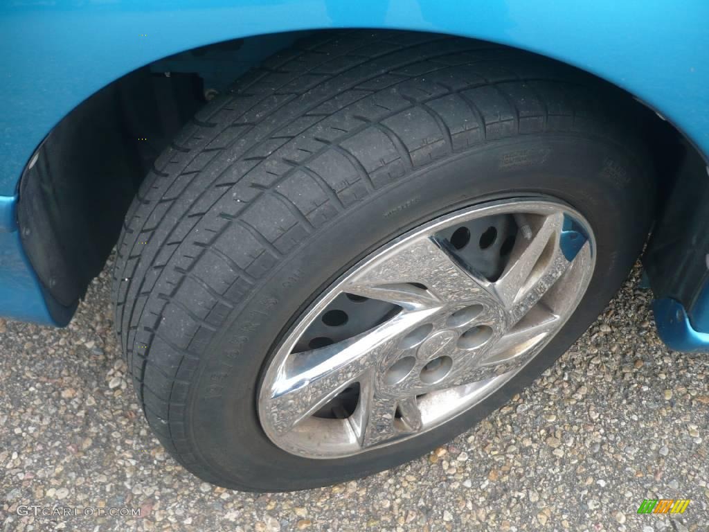 1999 Sunfire SE Coupe - Bright Blue Aqua Metallic / Graphite photo #5