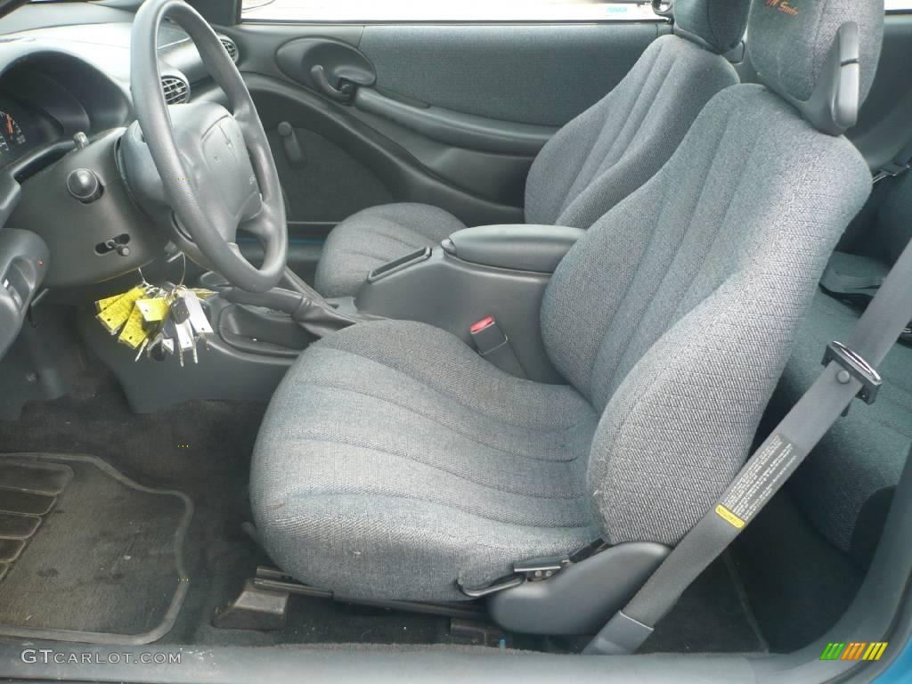 1999 Sunfire SE Coupe - Bright Blue Aqua Metallic / Graphite photo #6