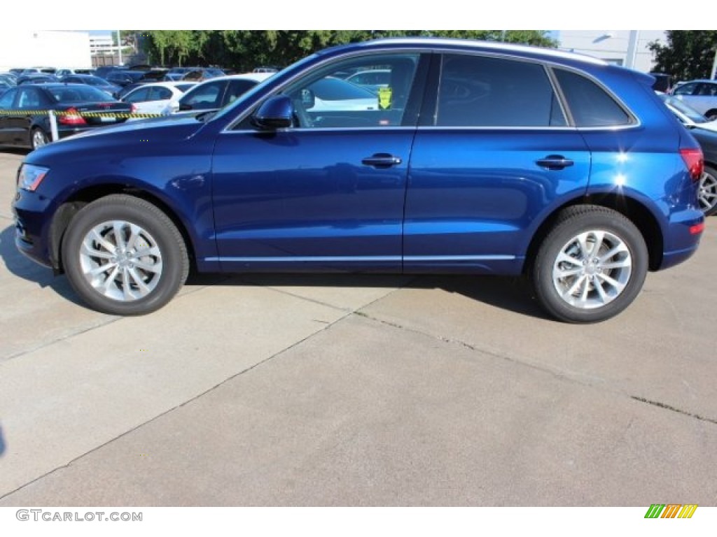 2016 Q5 2.0 TFSI Premium Plus quattro - Scuba Blue Metallic / Chestnut Brown photo #5