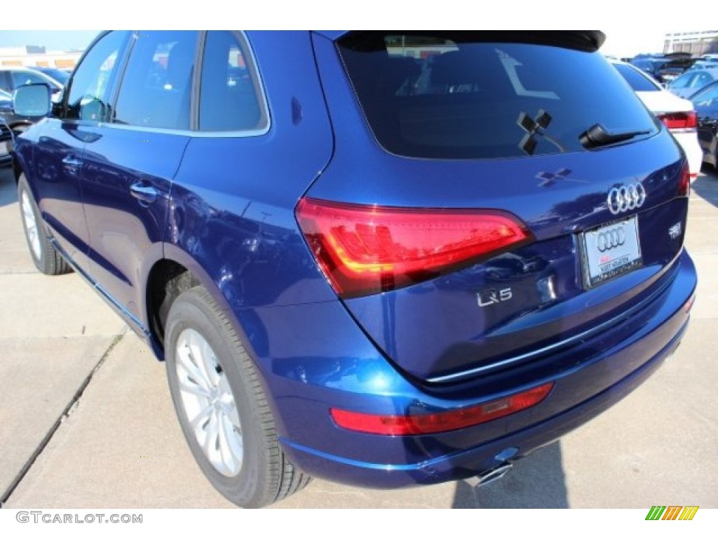 2016 Q5 2.0 TFSI Premium Plus quattro - Scuba Blue Metallic / Chestnut Brown photo #6
