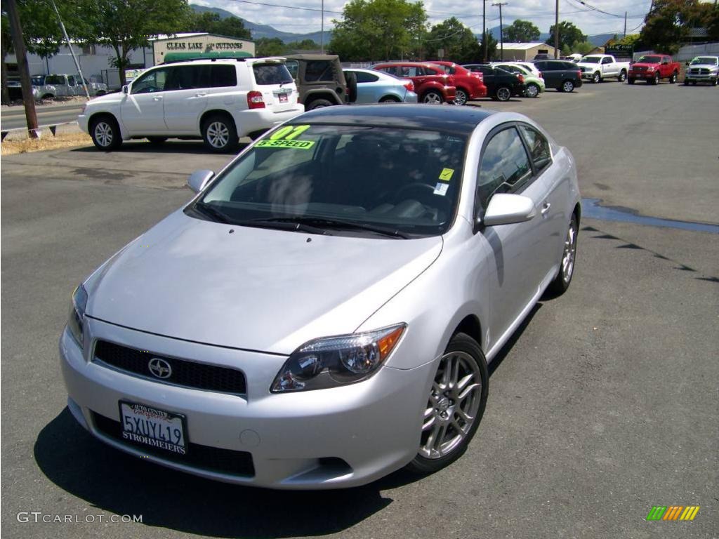 2007 tC  - Classic Silver Metallic / Dark Charcoal photo #1