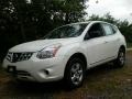 2011 Pearl White Nissan Rogue S AWD  photo #1