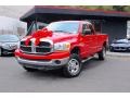 2006 Flame Red Dodge Ram 2500 Laramie Quad Cab 4x4  photo #3