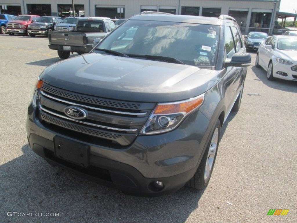 2015 Explorer Limited - Magnetic / Charcoal Black photo #21
