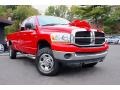 2006 Flame Red Dodge Ram 2500 Laramie Quad Cab 4x4  photo #9