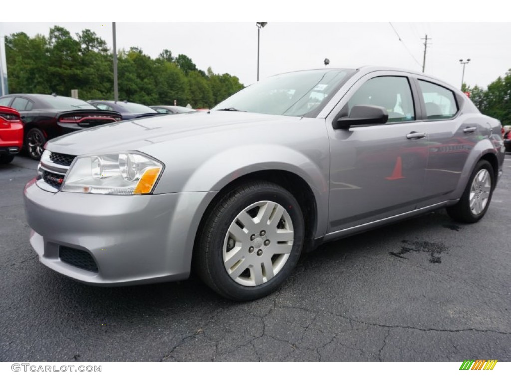 2014 Avenger SE - Billet Silver Metallic / Black/Light Frost Beige photo #3