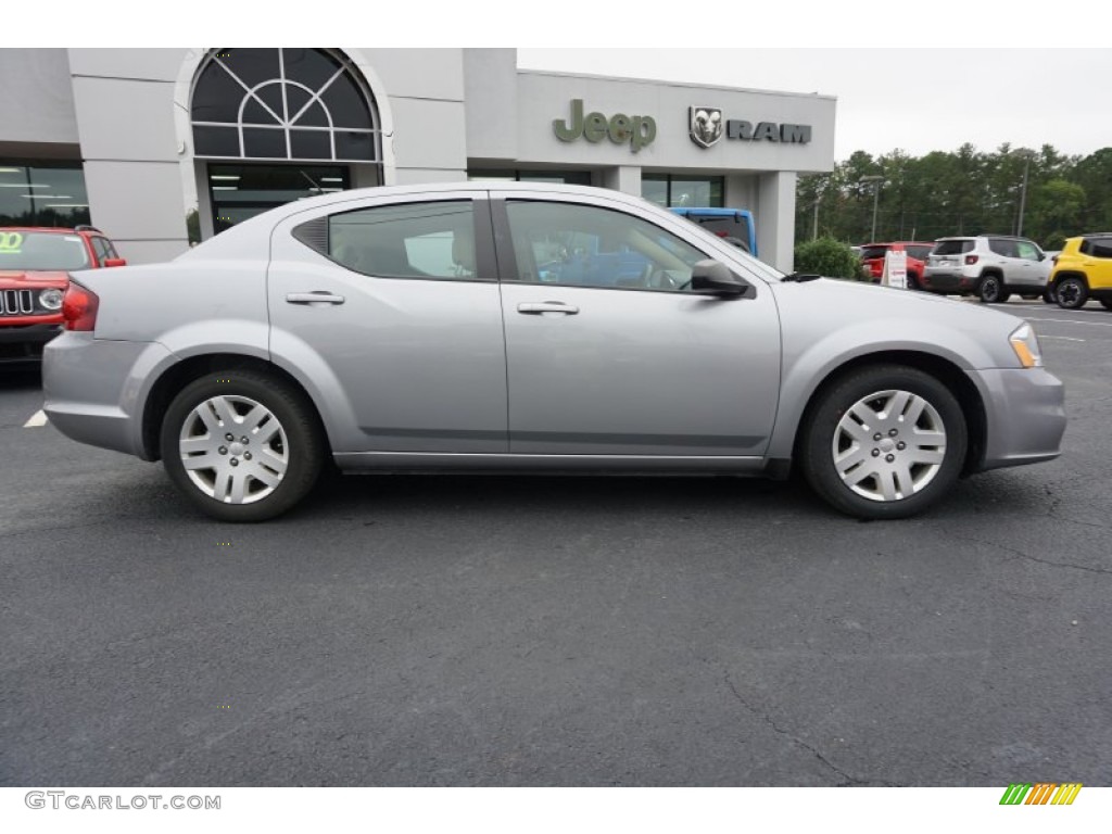 2014 Avenger SE - Billet Silver Metallic / Black/Light Frost Beige photo #8