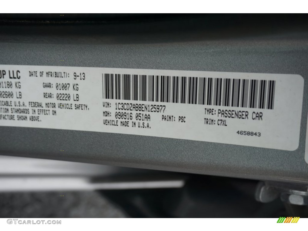 2014 Avenger SE - Billet Silver Metallic / Black/Light Frost Beige photo #22