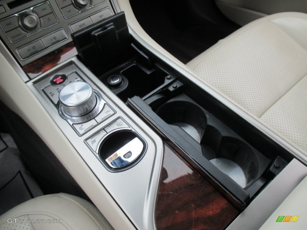 2010 XF Premium Sport Sedan - Pearl Grey Metallic / Ivory photo #44