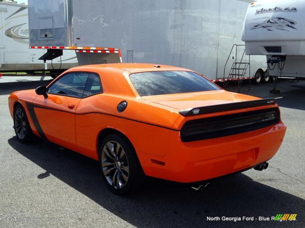 2014 Challenger SRT8 392 - Header Orange / Dark Slate Gray photo #3