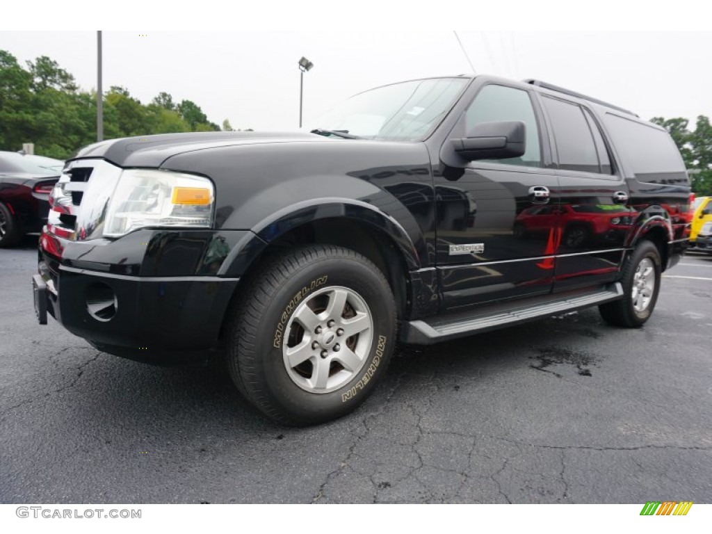 Black 2008 Ford Expedition EL XLT Exterior Photo #107594123