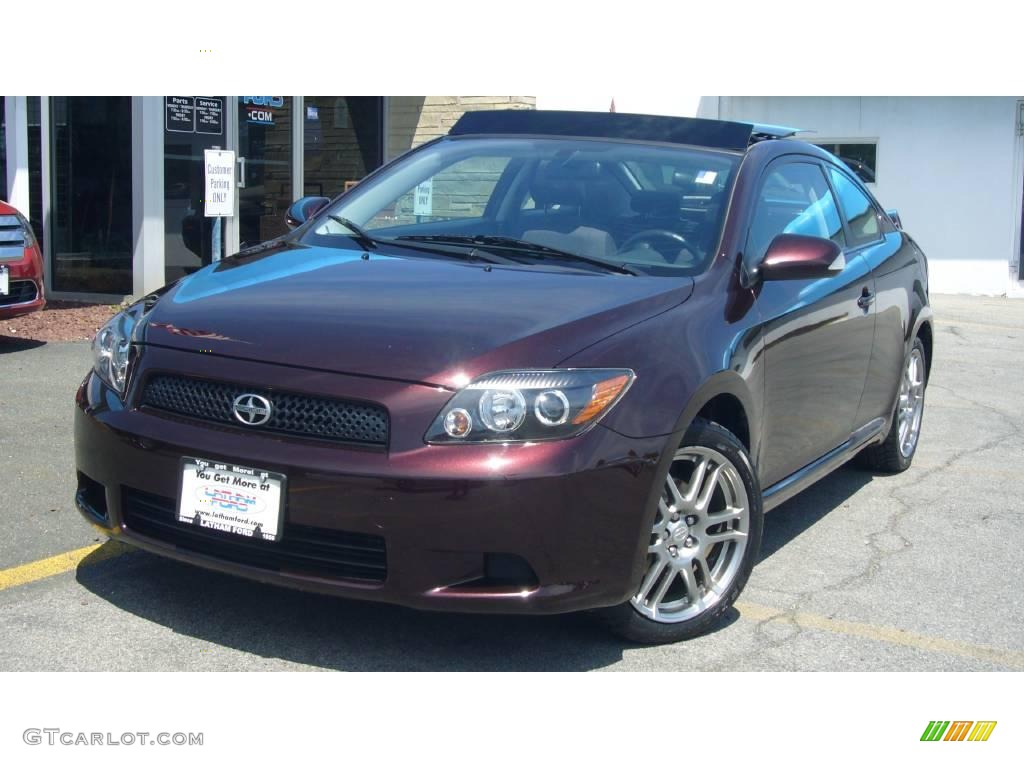 2008 tC  - Sizzling Crimson Red Mica / Dark Charcoal Gray photo #1