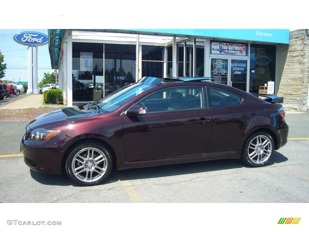 2008 tC  - Sizzling Crimson Red Mica / Dark Charcoal Gray photo #2