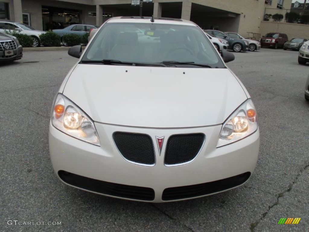 2009 G6 V6 Sedan - Summit White / Light Taupe photo #9