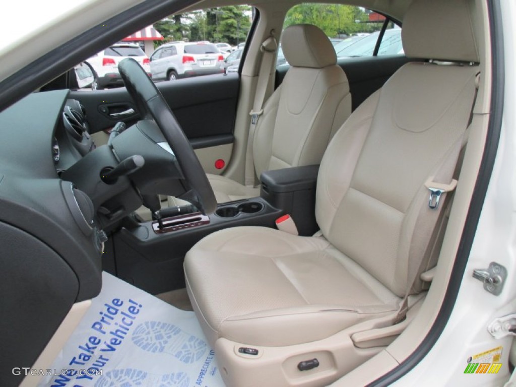2009 G6 V6 Sedan - Summit White / Light Taupe photo #10
