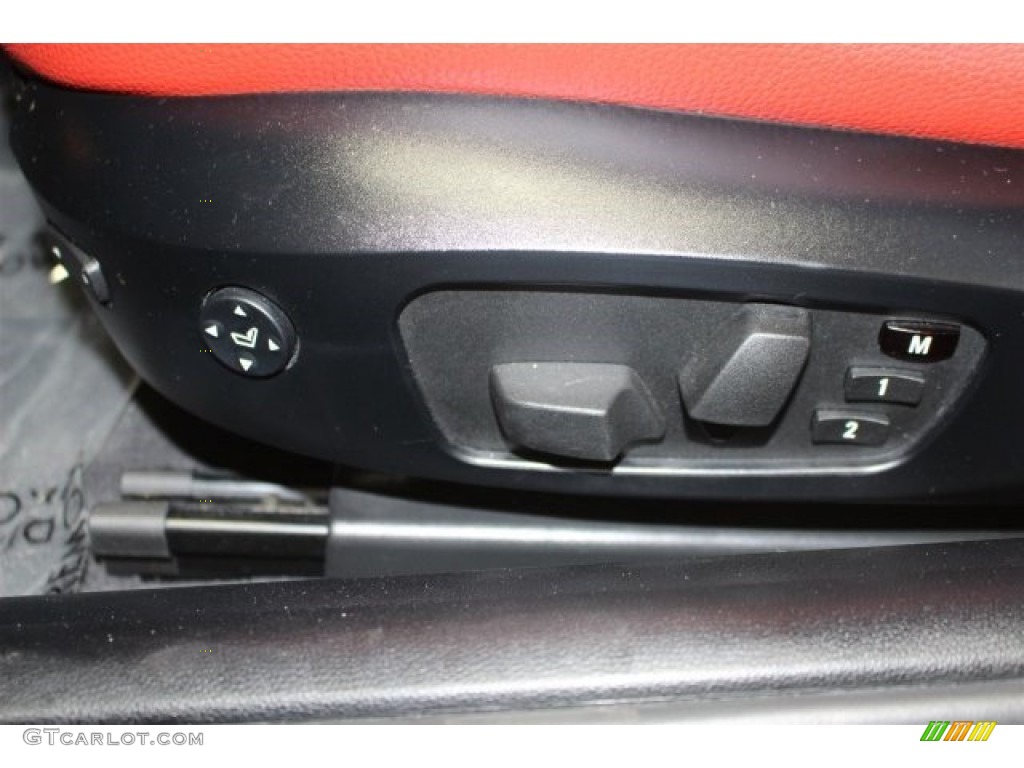2011 3 Series 335is Coupe - Space Gray Metallic / Coral Red/Black Dakota Leather photo #15