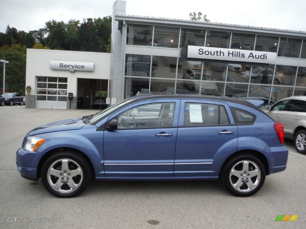 2007 Caliber R/T AWD - Marine Blue Pearl / Pastel Slate Gray/Blue photo #2