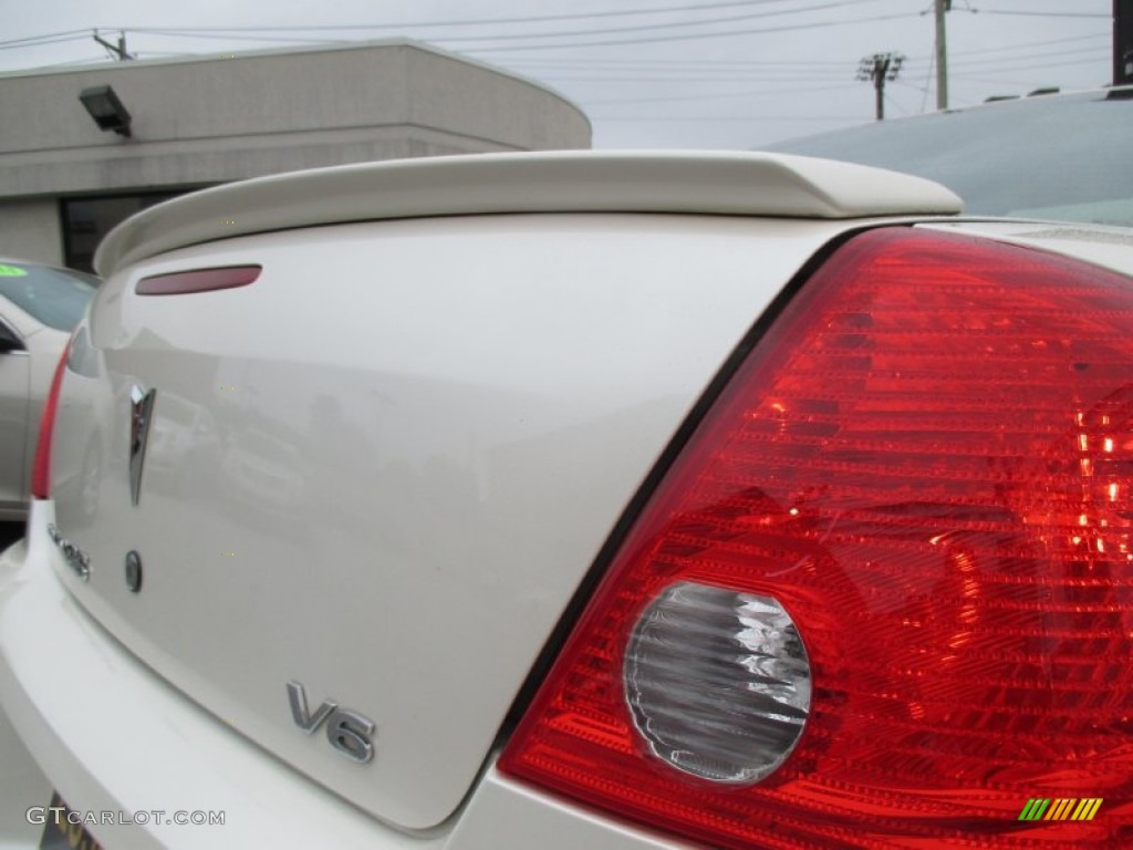 2009 G6 V6 Sedan - Summit White / Light Taupe photo #28