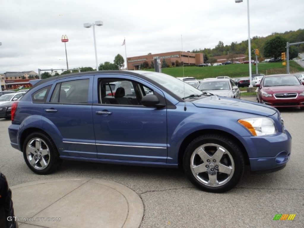 2007 Caliber R/T AWD - Marine Blue Pearl / Pastel Slate Gray/Blue photo #9
