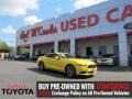 2015 Triple Yellow Tricoat Ford Mustang V6 Coupe  photo #1