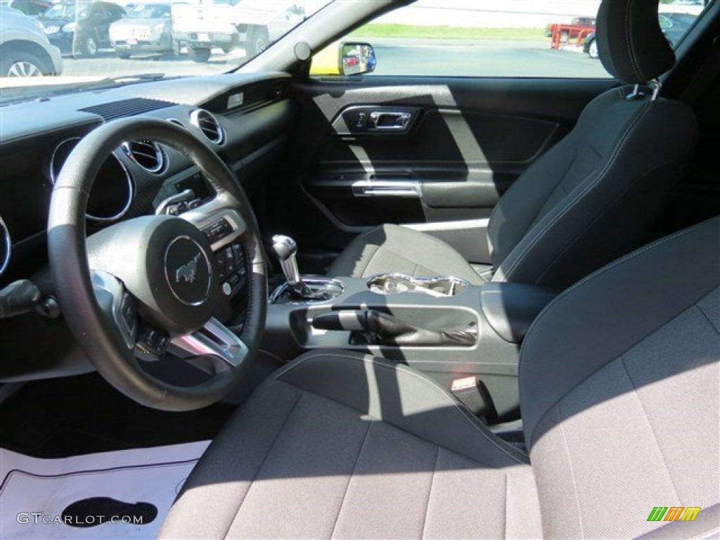 2015 Mustang V6 Coupe - Triple Yellow Tricoat / Ebony photo #13