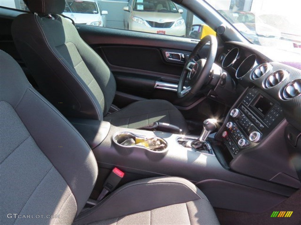 2015 Mustang V6 Coupe - Triple Yellow Tricoat / Ebony photo #16